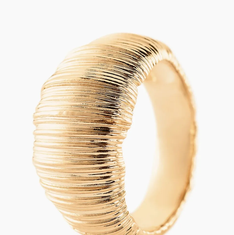 Bague Ariane Plaqué Or Jaune