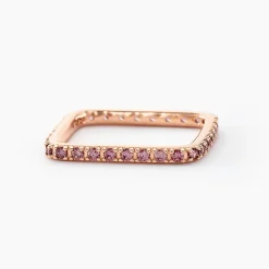 Marc Orian Bijoux Zirconium|Bagues > Bague Aselya Argent Rose Oxyde De Zirconium