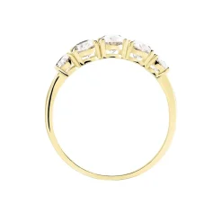 Bague Astarte Or Jaune Oxyde De Zirconium