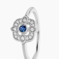 Marc Orian Bagues De Promesse|Bagues Fantaisie > Bague Astrea Argent Blanc Oxyde De Zirconium