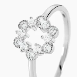 Marc Orian Bijoux Zirconium|Bagues > Bague Astrea Argent Blanc Oxyde De Zirconium