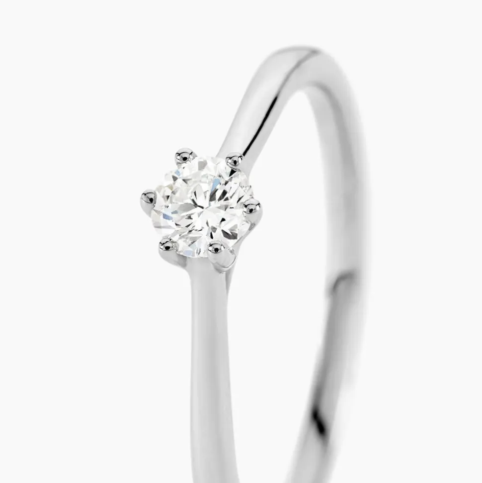 Bague Athena Platine Blanc Diamant