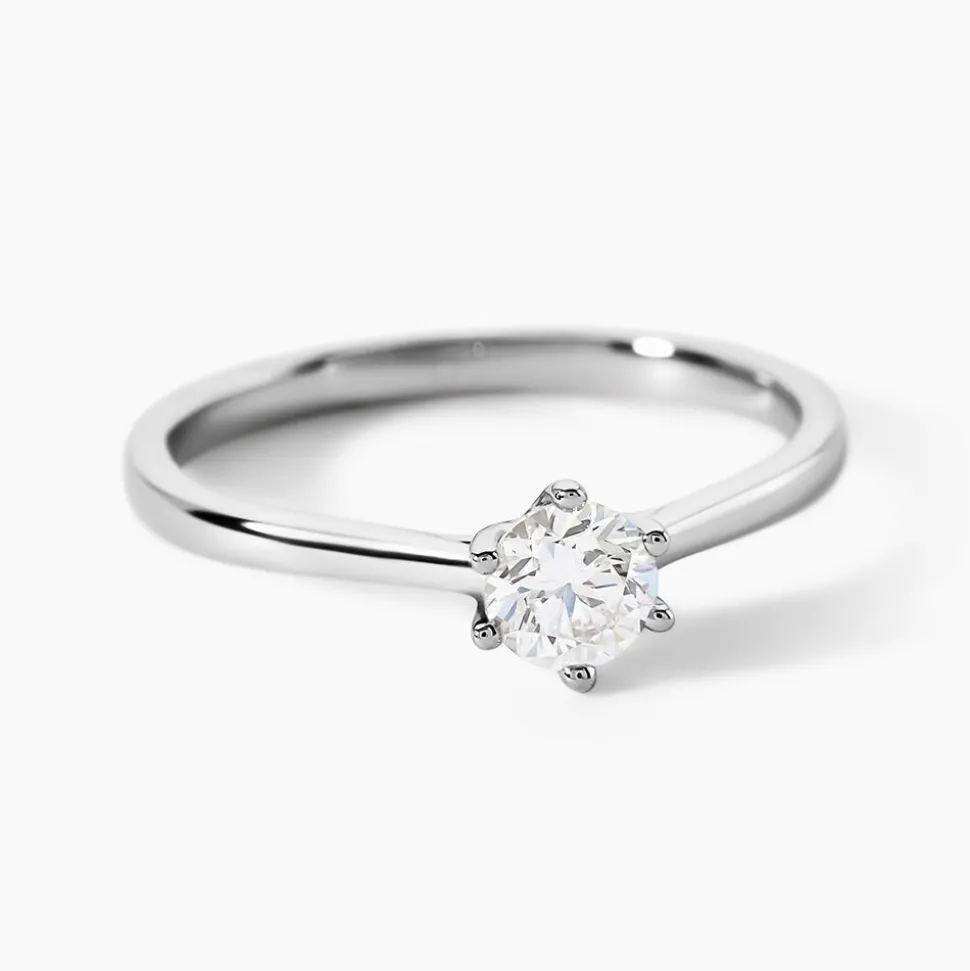 Bague Athena Platine Blanc Diamant