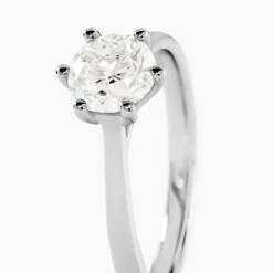 Bague Athena Platine Blanc Diamant