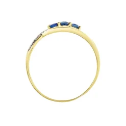 Marc Orian Bagues|Bijoux Saphir > Bague Aurora Or Bicolore Saphir Et Diamant