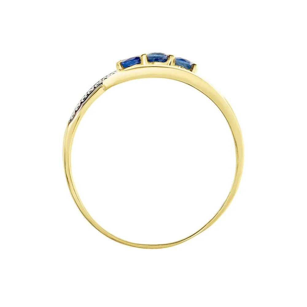 Marc Orian Bagues|Bijoux Saphir > Bague Aurora Or Bicolore Saphir Et Diamant