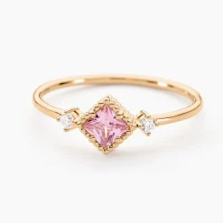 Bague Azel Plaqué Or Jaune Oxyde De Zirconium