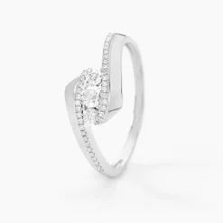 Marc Orian Anniversaire De Mariage|Bagues > Bague Barbara Or Blanc Diamant