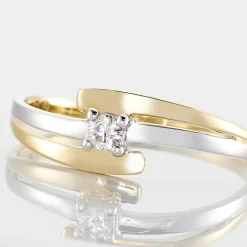 Marc Orian Anniversaire De Mariage|Bagues > Bague Blandine Or Bicolore Diamant