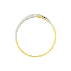 Marc Orian Parures De Mariage|Bagues > Bague Bodil Or Bicolore Diamant