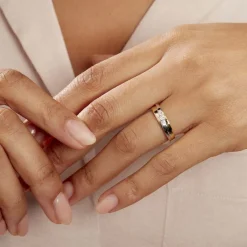 Marc Orian Anniversaire De Mariage|Bagues > Bague Bryanna Or Bicolore Diamant