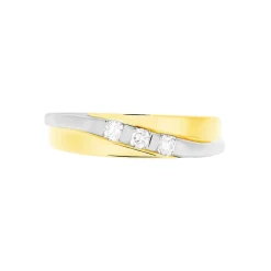 Marc Orian Anniversaire De Mariage|Bagues > Bague Bryanna Or Bicolore Diamant
