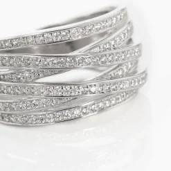 Bague Caledonia Argent Blanc Oxyde De Zirconium