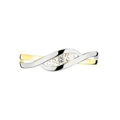 Marc Orian Anniversaire De Mariage|Bagues > Bague Callie Or Bicolore Diamant