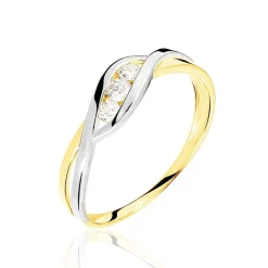 Marc Orian Anniversaire De Mariage|Bagues > Bague Callie Or Bicolore Diamant