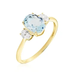 Marc Orian Anniversaire De Mariage|Bagues > Bague Carroll Or Jaune Topaze Oxyde De Zirconium