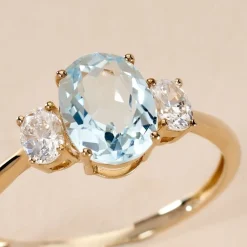 Marc Orian Anniversaire De Mariage|Bagues > Bague Carroll Or Jaune Topaze Oxyde De Zirconium