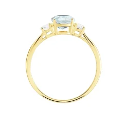 Marc Orian Anniversaire De Mariage|Bagues > Bague Carroll Or Jaune Topaze Oxyde De Zirconium
