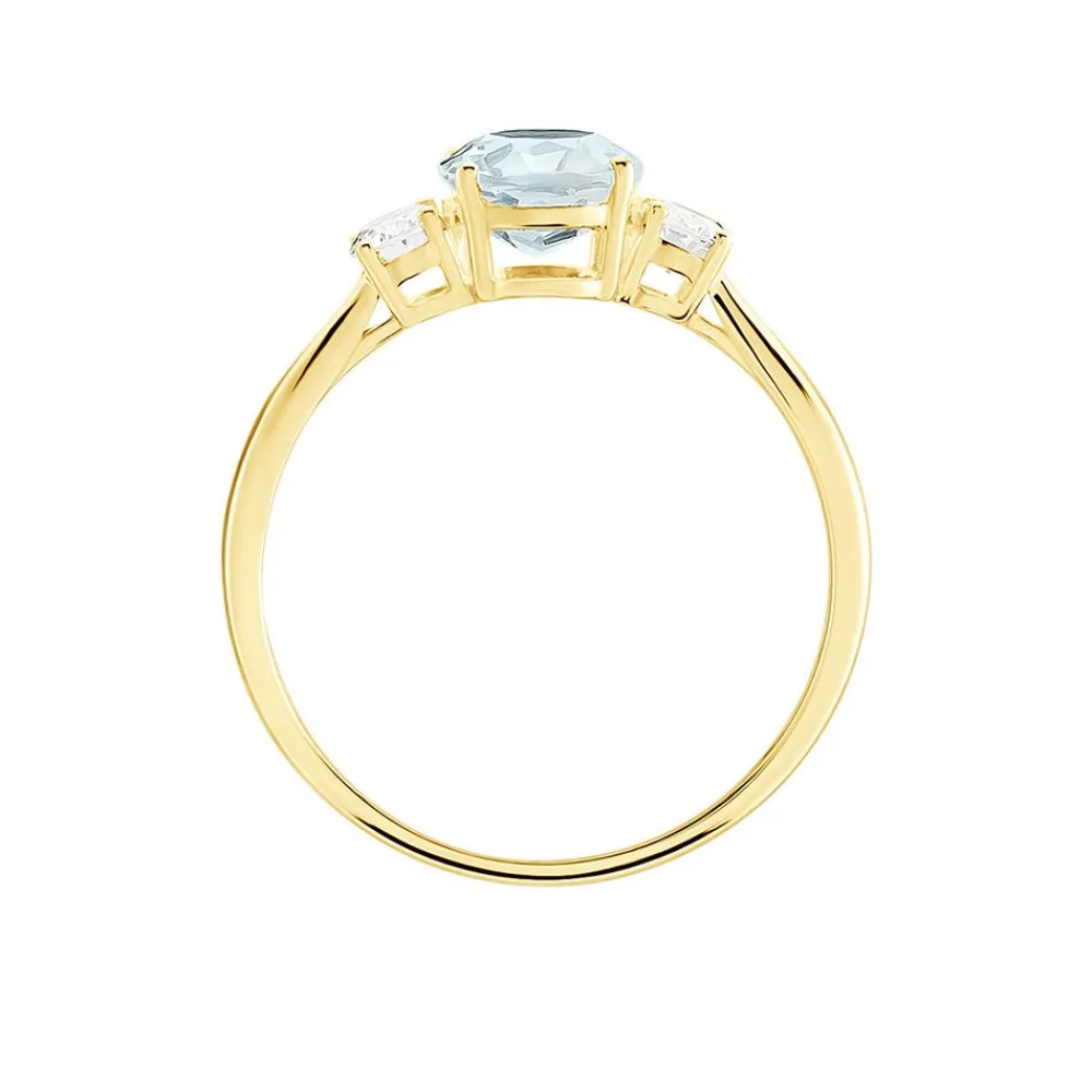 Marc Orian Anniversaire De Mariage|Bagues > Bague Carroll Or Jaune Topaze Oxyde De Zirconium