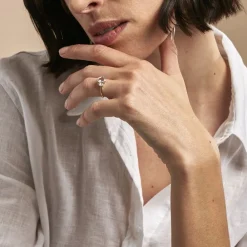 Marc Orian Anniversaire De Mariage|Bagues > Bague Carroll Or Jaune Topaze Oxyde De Zirconium