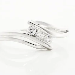 Marc Orian Bijoux Zirconium|Bagues > Bague Cascade Argent Blanc Oxyde De Zirconium