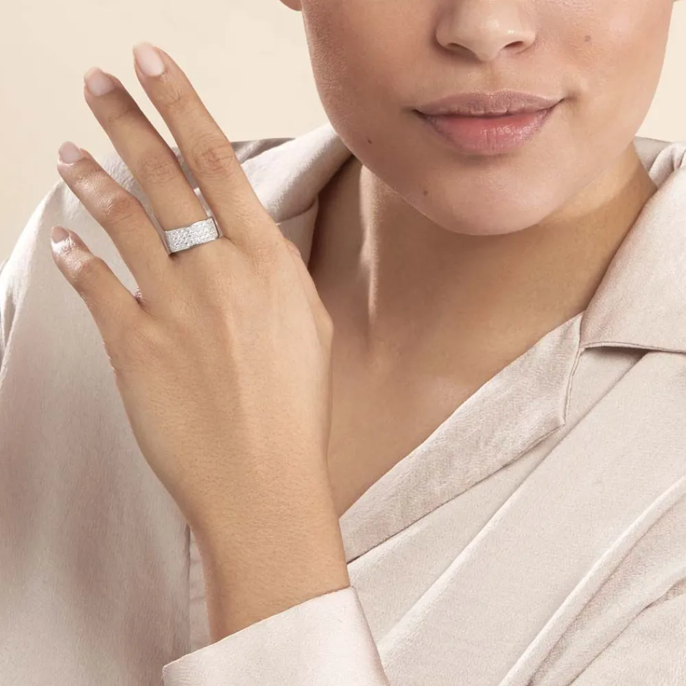 Marc Orian Bijoux Zirconium|Bagues > Bague Cecelia Argent Blanc Oxyde De Zirconium