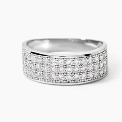 Marc Orian Bijoux Zirconium|Bagues > Bague Cecelia Argent Blanc Oxyde De Zirconium