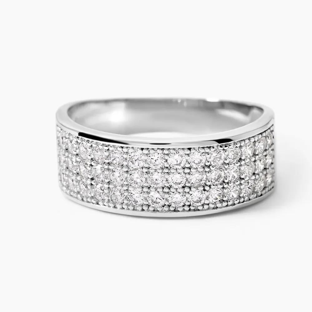 Marc Orian Bijoux Zirconium|Bagues > Bague Cecelia Argent Blanc Oxyde De Zirconium