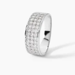 Marc Orian Bijoux Zirconium|Bagues > Bague Cecelia Argent Blanc Oxyde De Zirconium