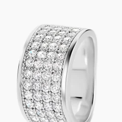 Bague Cecelia Argent Blanc Oxyde De Zirconium
