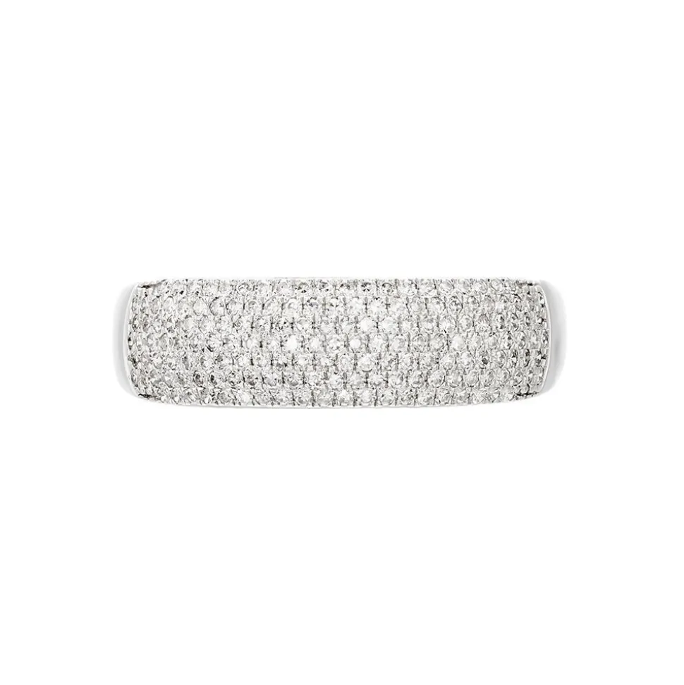 Bague Charlotte Or Blanc Diamant Divers