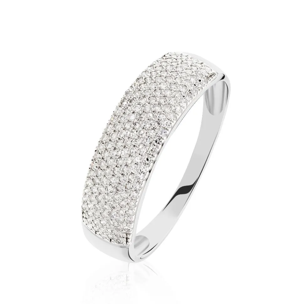 Bague Charlotte Or Blanc Diamant Divers