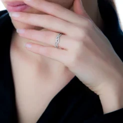 Marc Orian Bagues|Bagues Diamant > Bague Charlye Or Blanc Diamant