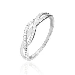 Marc Orian Bagues|Bagues Diamant > Bague Charlye Or Blanc Diamant