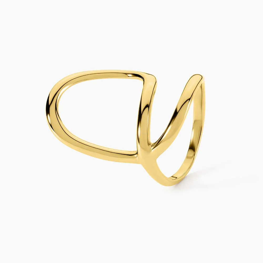 Marc Orian Bagues|Bijoux Acier Inoxydable > Bague Cherish Acier Jaune