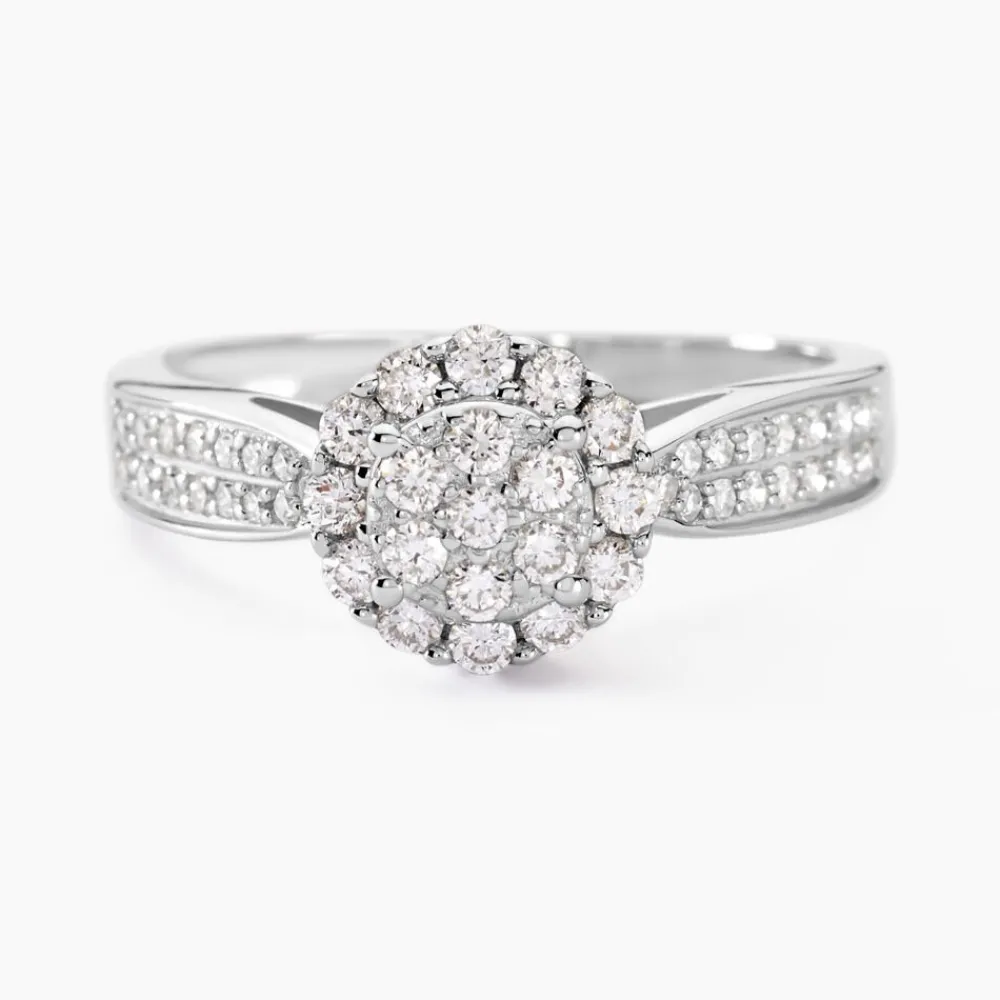 Marc Orian Anniversaire De Mariage|Bagues > Bague Chou Or Blanc Diamant