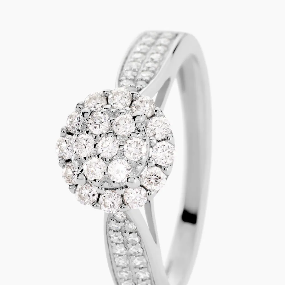 Marc Orian Anniversaire De Mariage|Bagues > Bague Chou Or Blanc Diamant