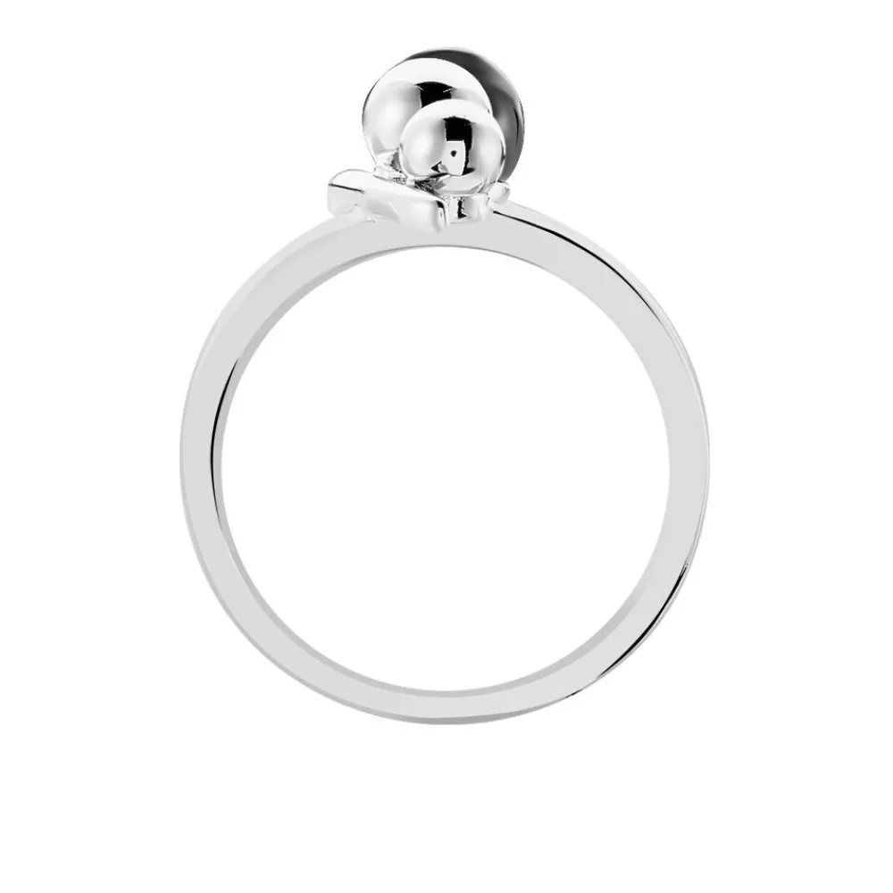 Marc Orian Bagues|Bijoux Argent > Bague Cleya Argent Blanc Céramique