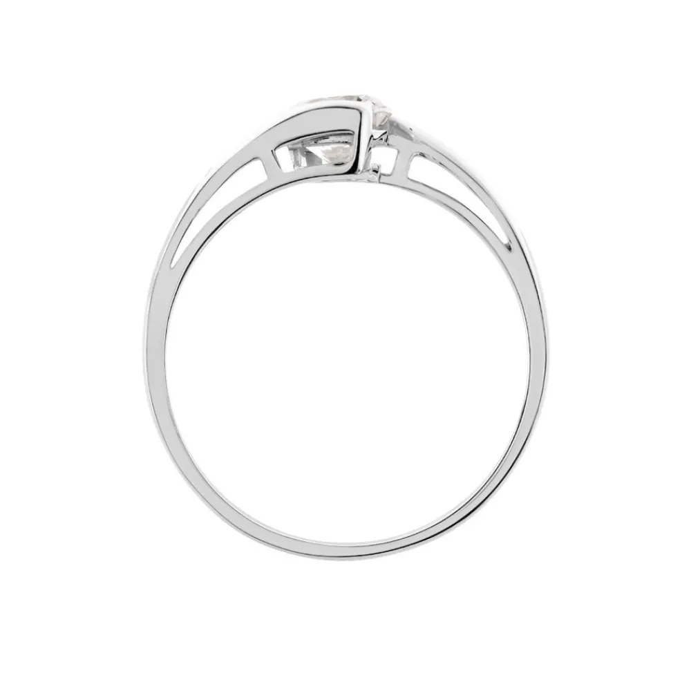 Marc Orian Bagues De Promesse|Bijoux Zirconium > Bague Costante Or Blanc Oxyde