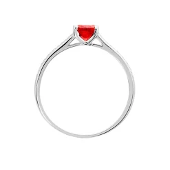 Marc Orian Bagues Rubis|Anniversaire De Mariage > Bague Crista Or Blanc Rubis Et Diamant