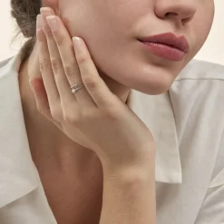 Bague Cupidon Or Blanc Diamant