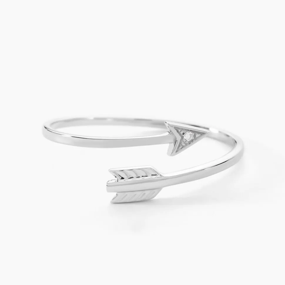 Bague Cupidon Or Blanc Diamant