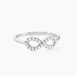 Marc Orian Bijoux Fantaisie|Bijoux Argent > Bague Davila Argent Blanc Oxyde De Zirconium