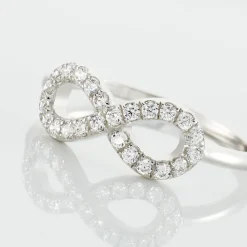 Marc Orian Bijoux Fantaisie|Bijoux Argent > Bague Davila Argent Blanc Oxyde De Zirconium