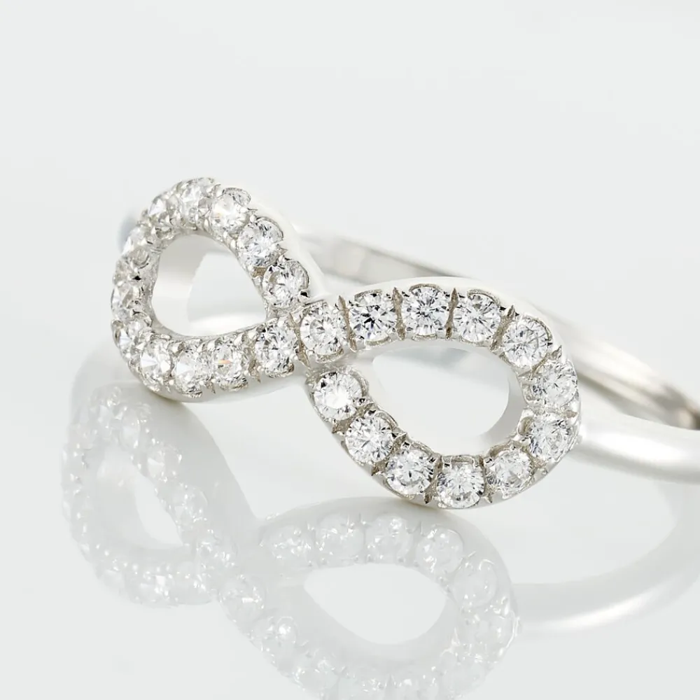 Marc Orian Bijoux Fantaisie|Bijoux Argent > Bague Davila Argent Blanc Oxyde De Zirconium