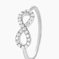 Marc Orian Bijoux Fantaisie|Bijoux Argent > Bague Davila Argent Blanc Oxyde De Zirconium