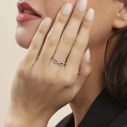 Marc Orian Bijoux Fantaisie|Bijoux Argent > Bague Davila Argent Blanc Oxyde De Zirconium