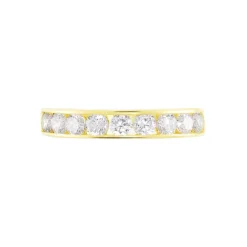 Bague Davila Or Jaune Oxyde De Zirconium