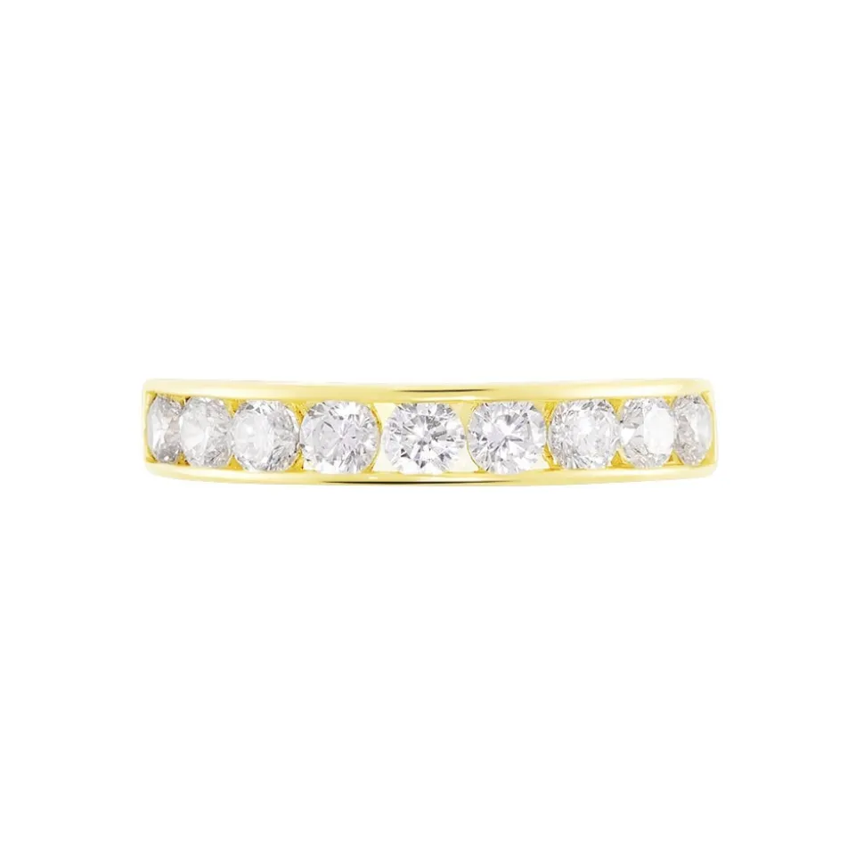 Bague Davila Or Jaune Oxyde De Zirconium