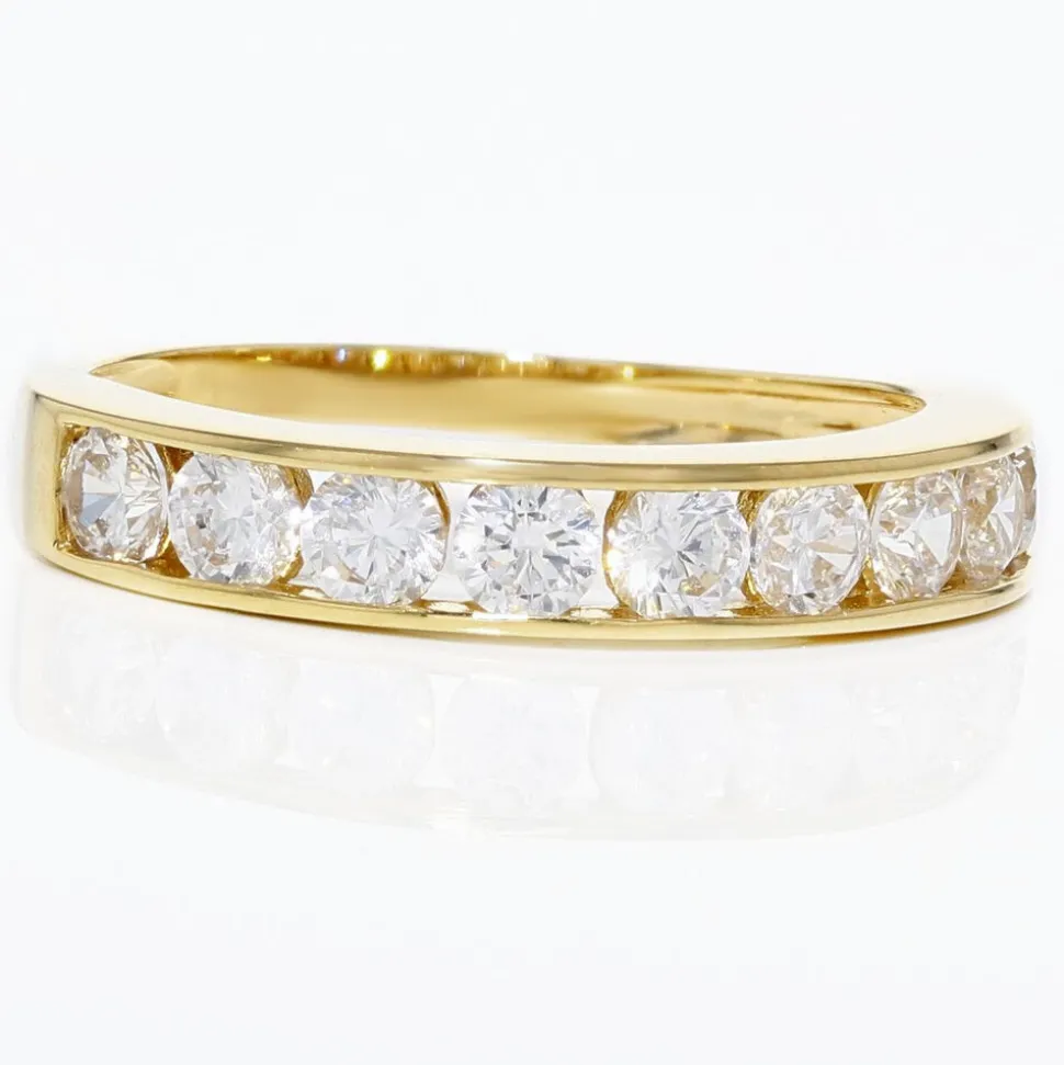 Bague Davila Or Jaune Oxyde De Zirconium